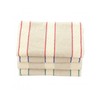 100% Cotton Traditional Terry Roller Towel - Red Stripe