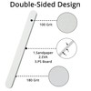 12Pcs Professional Nail Files, 100/180 Grit Double-Sided Nail Files Set
