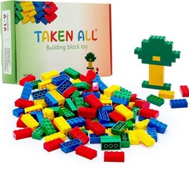 Juego de 120 piezas de bloques de construcción clásicos 2x4 MOC, ladrillos básicos de construcción y componentes compatibles con las principales marca