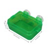 Zerodis Green Suction Cup Reptile Feeder, Gecko Lizard Escape Proof