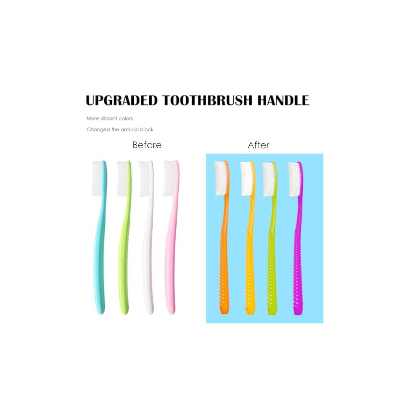 EasyHonor Cepillo de Dientes Grande, Cerdas Duras y Firmes sin