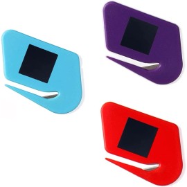 3 Pack Magnetic Letter Opener Envelope Slitter for Refrigerators Cabinets
