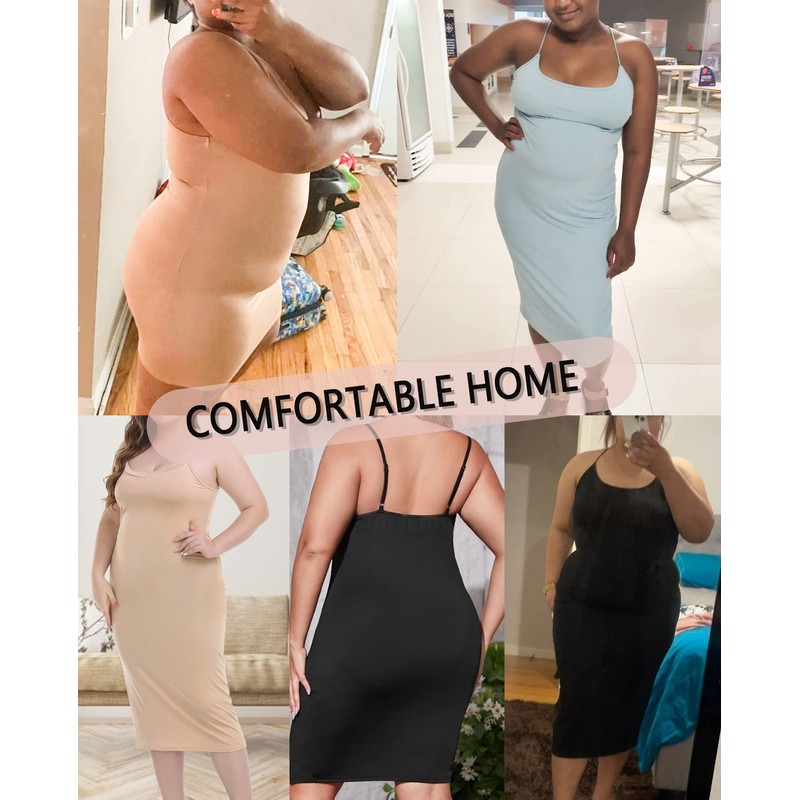 Vlazom Women's Plus Size Sexy Negligee with Adjustable Straps Women's