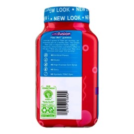 220gomitas Sin Azúcar 5g Fibra + Prebiótico Fiber-well Ee.uu Sabor Fruta