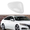 White Left Driver Side Mirror Cover Cap Housing Replacement for