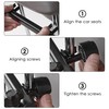 TOCCOOL Car Vanity Mirror with Lights, Headrest Mount Back Seat