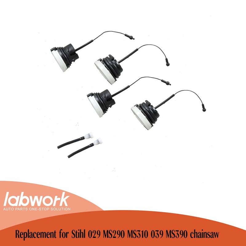 labwork 2 Pack Fuel Oil Tank Cap Vent Hose Kit