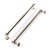 khtumeware 6 Pack Polished Nickel Cabinet Pulls 10 Inch(256mm) Hole