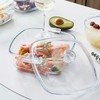 1.2L Tempered Glass Casserole Dish for Oven with Lid, Small
