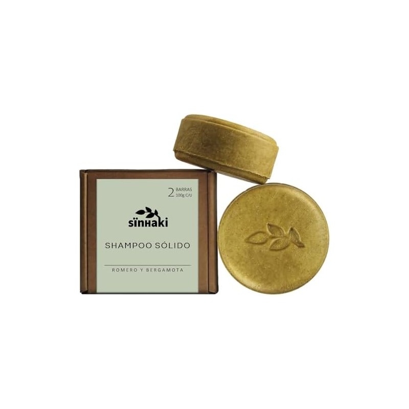 Kit de 2 Shampoos Sólidos de Romero y Bergamota, 100gr