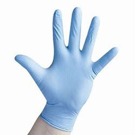 F2 Disposable Blue Nitrile Gloves Powder Free Latex Free MULTI PURPOSE *BOX OF 200* (M)