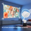LaylaTang Y400 Smart Projector, WiFi 6 & Bluetooth 5.4 for