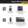 Titan - 13Pc Sae Impact Hex Bit Set (16037)