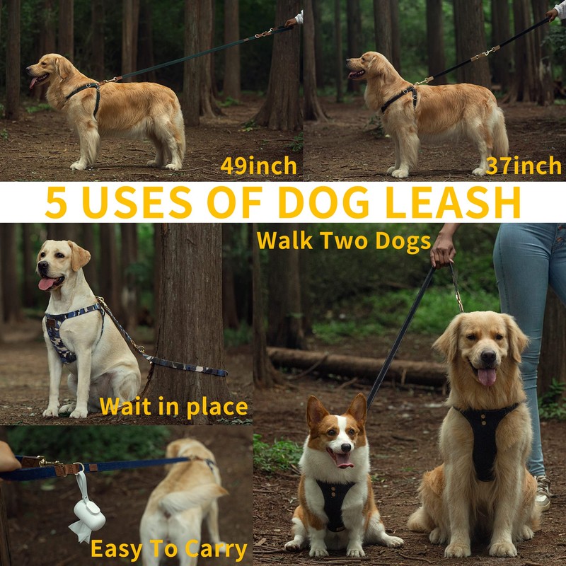 Puppytie Dog Harness & Multi-Function Leash Set - No Pull