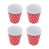 4Pcs Student Melamine Cup Imitation Porcelain Beverage Mug Water Cup
