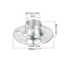 sourcing map M10 Brad Hole Tee Nut, 24pcs Carbon Steel