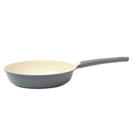 N/A Oster Rooney 12 Inch Ceramic Nonstick Cast Aluminum Frying Pan In Grey