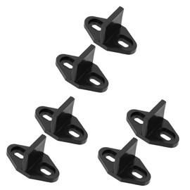 VILLFUL 6 Sets Cabinet Swing Stopper Door Wedge Stoppers for Barn Doors Floor Guides Hardware