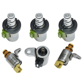 6Pcs 4F27E Refurbished Transmission Shift Solenoid Set(EPC PWM) Compatible with Maz da 2 3 5 6 CX-7 MPV