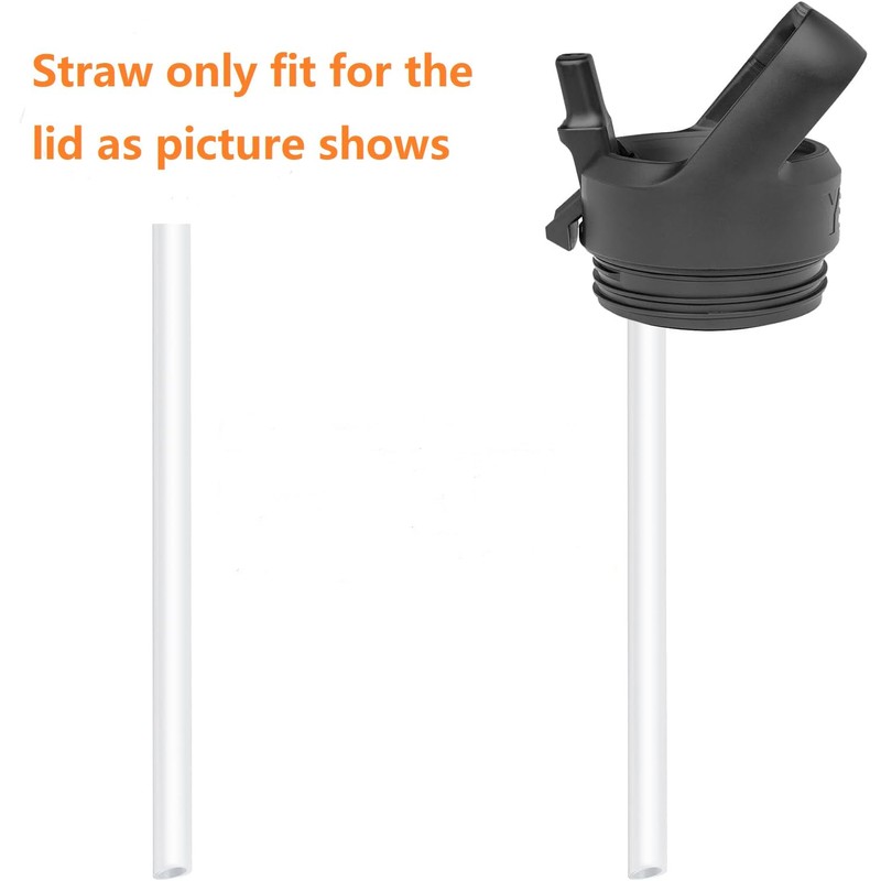Replacement Straws Compatible with YETI Rambler 18oz Vacuum Insulated Bottle-YETI