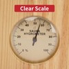 Plus tard Sauna Thermometer and Hygrometer 2 in-1 Vertical Gauge