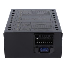 Car DSP Amplifier, 4CH X 50W Class AB Power Amp, 96dB to Noise Ratio, 2/4 Ohm Stable Box for Car Sound Systems with Bass Adjustment Range 50Hz-300Hz