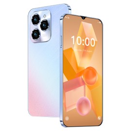 Fine Life Pro Unlock Phone, 6.3 Inch Screen, Dual Cameras, Dual SIM Cards, 2GRAM+16GROM/TF128GB, Supports 4G FDD-LTE: B1/3/7/20, Android Smartphone, Suitable for Beginners (3, White)