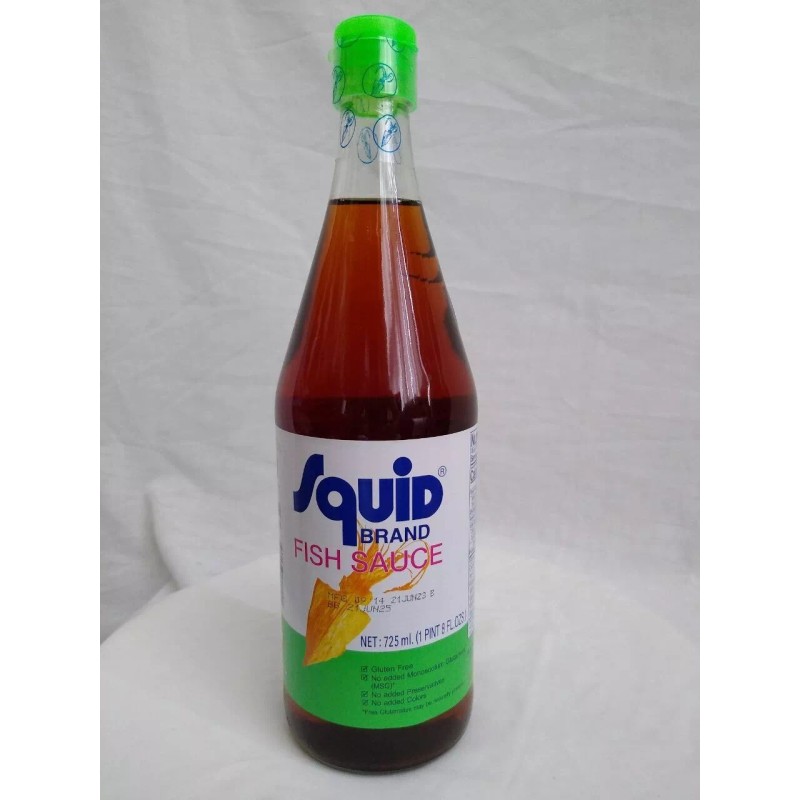 Squid Brand Fish Sauce Gluten Free, No MSG Added 24