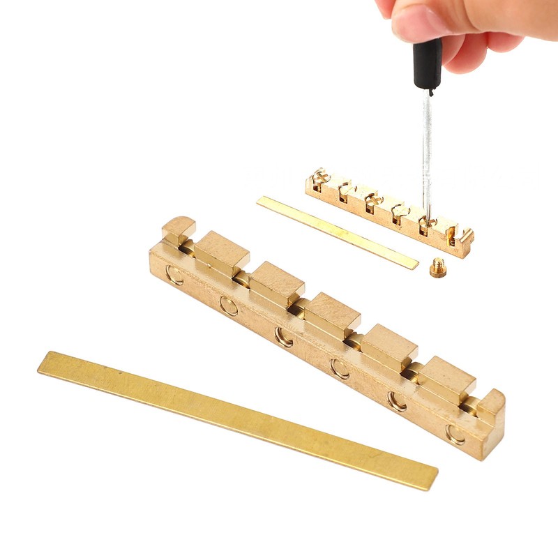 42mm Guitar Nut Brass Height Adjustable Professional Electric Guitar Nut