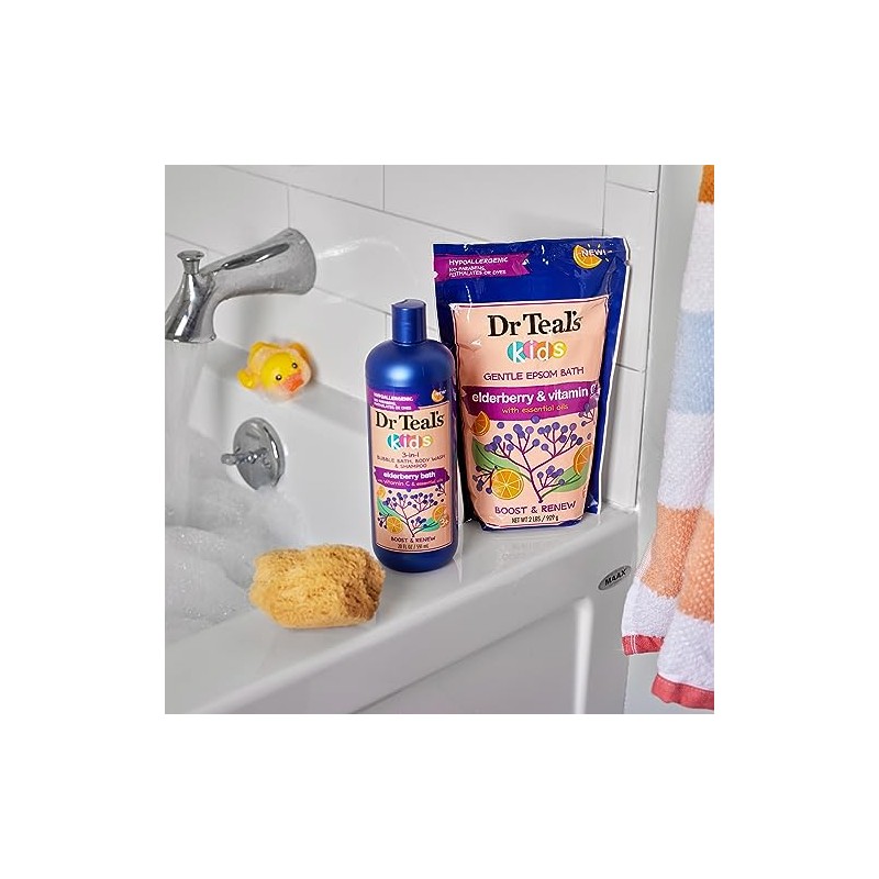 Dr Teal'S Gel De Baño 3 En 1 Para Niños,