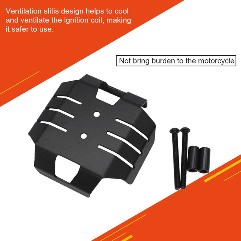 Motorcycle Ignition Coil Guard Protective Cover Aluminum Alloy Modified Accessories