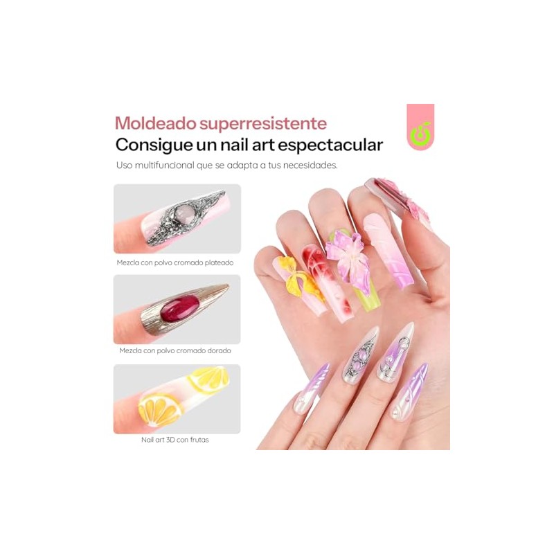 CHERIMOYA 3D Solid Sculpting Gel for Nail Art 8g Tube