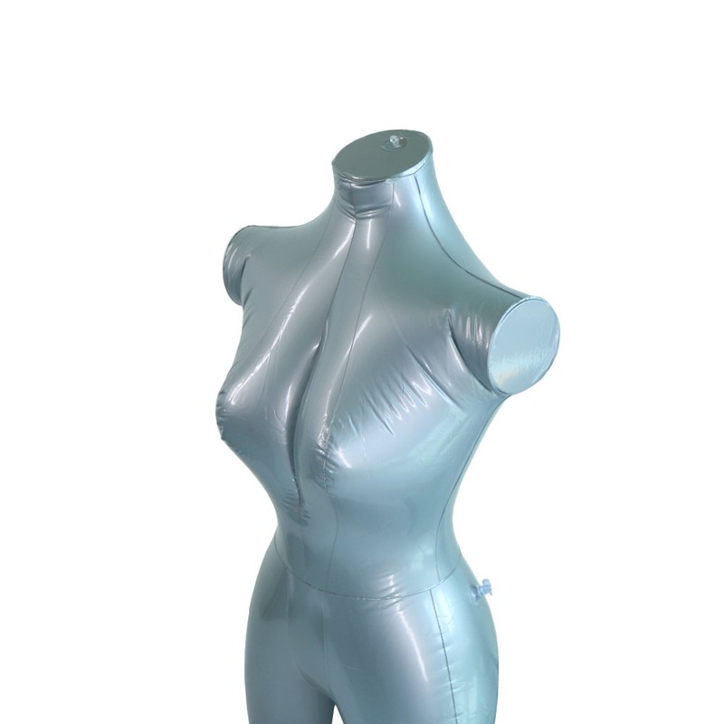 Inflatable Female Torso Model Half Body Mannequin Outerwear Exhibitor Props