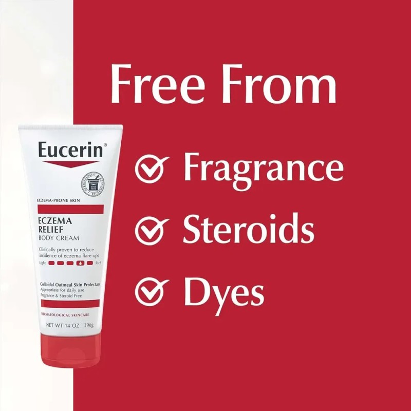 Eucerin Eczema Relief Body Cream, Crema Para Eczema Con Aven