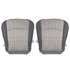 Priprilod Gray Driver & Passenger Side Bottom Replacement Seat Cover