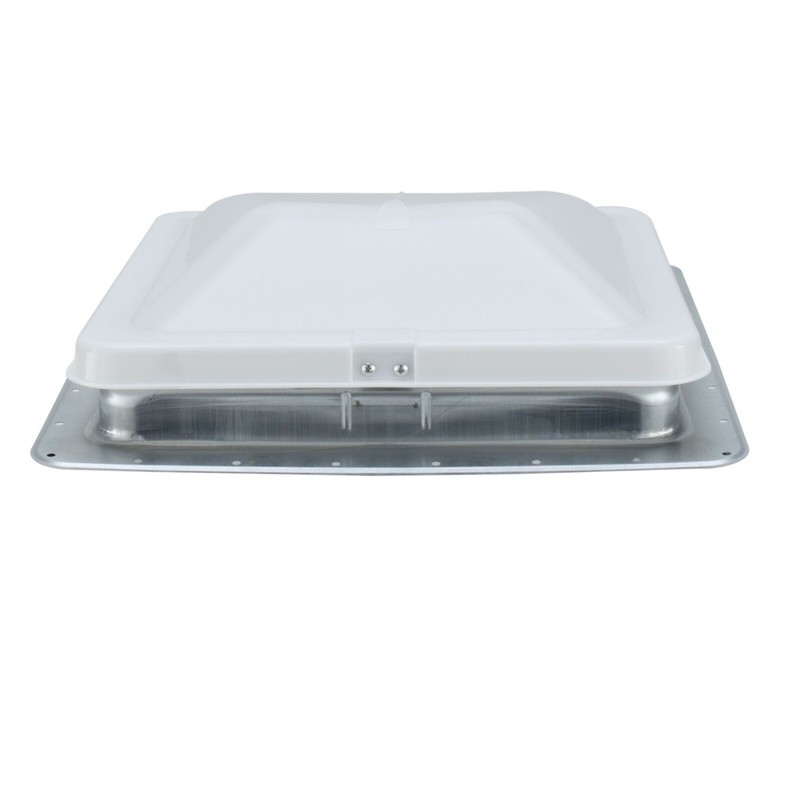 Heng's 14" RV Roof Vent Kit with Butyl Tape White