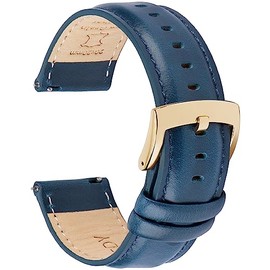 OTTOODY Correa de Reloj de Cuero de Liberación Rápida 18mm 19mm 20mm 21mm 22mm, Elegantes Correas de Reloj de Cuero de Grano Superior Correa de Reloj 