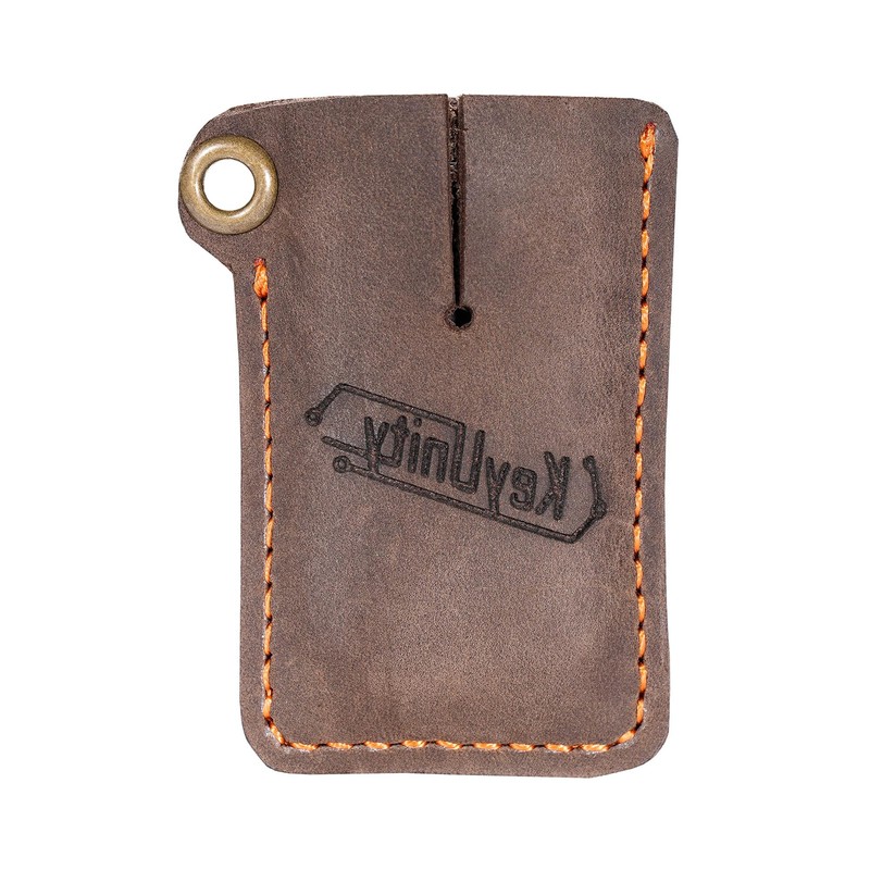 KeyUnity Leather Sheath EDC Pocket Organizer - Hand Stitched Slip