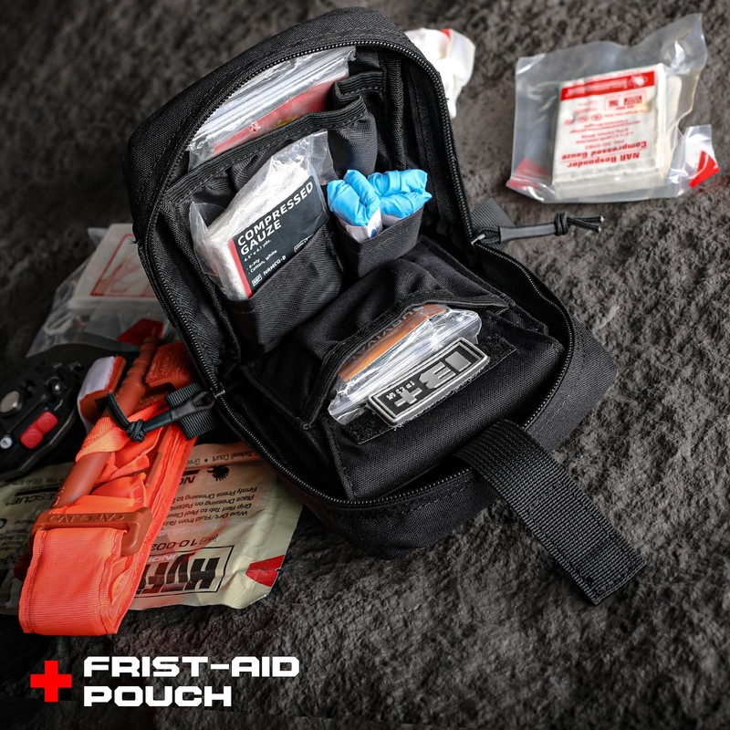 WYNEX IFAK Molle First Aid Pouch，Tactical Medical Pouches Trauma kit