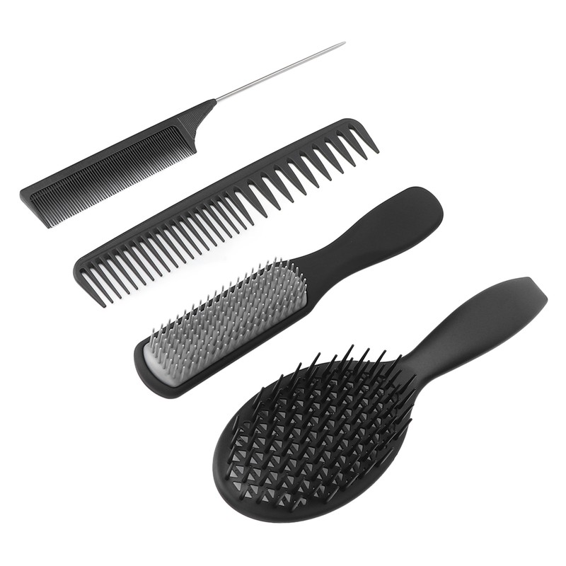 4pcs Multifunctional Hair Comb Set Tail Comb Tail Comb 9