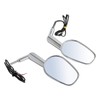 TCMT Pair of Motorcycle Chrome Rear View Mirrors Fits For