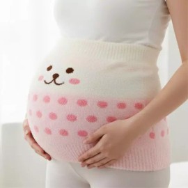 Maternity 임산부 복부 배 워머 배앓이 배따뜻 복대 허리밴드 재활용품 입대용품 [01임산부배워머-핑크] Maternity Belly Warmer for Pregnant Women, Abdominal Pain, Belly Heat Band, Waistband, Recyclable, Military Supplies [01 Maternity Belly Warmer - Pink]