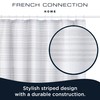 French Connection Medium Gray Shower Curtains - 13 Piece Dobby