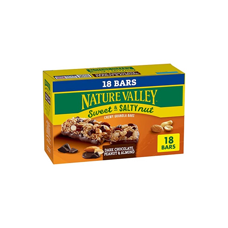 Nature Valley Granola Bars, Sweet and Salty Nut, Dark Chocolate