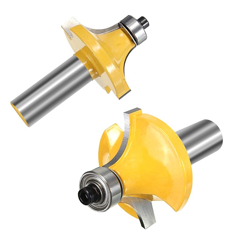 1/2 Inch Shank Round-Over Router Bits Corner Rounding Edge-Forming Roundover
