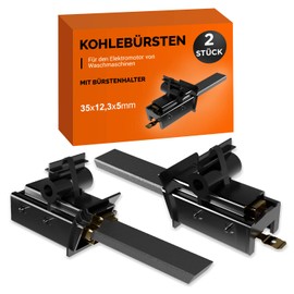 VIOKS 2 x Motor Carbon Brushes Washing Machine Replacement for Whirlpool Bаuknecht 481281718792 Privileg 03108735 Bosch Siеmens 0060889 Coals for Selni Engine Washing Machine Bosch Constructa Siеmens