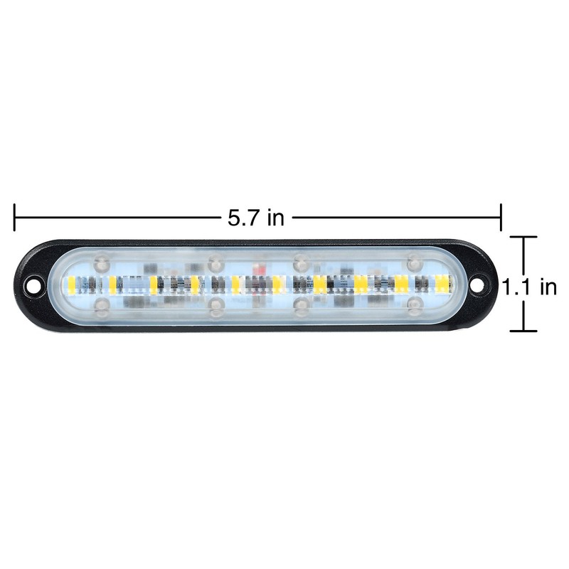 KAWELL Work Light, Daylight, Back Lamp, LED, 12 V, Thin,