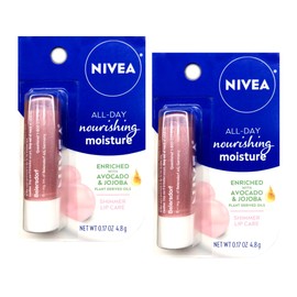 Nivea Shimmer Lip Balm Nivea Shimmer Lip Balm (Pack of 2)