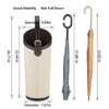 ELPMD Artificial Leather Umbrella Holder Rack Hallyway Cane Stand for
