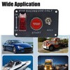 BYYOUIV 3-in-1 Universal 12V Racing Ignition Switch Panel - Push